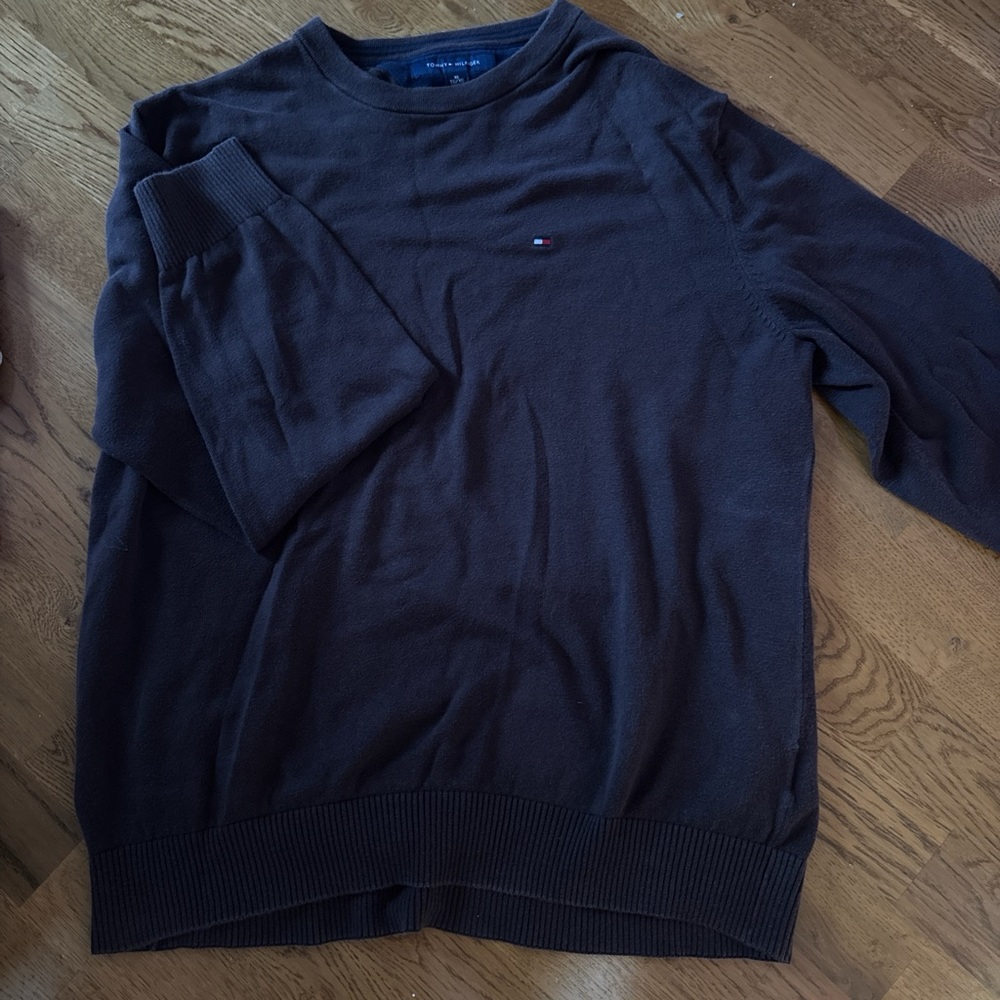 tommy hilfiger men’s brown XL sweater